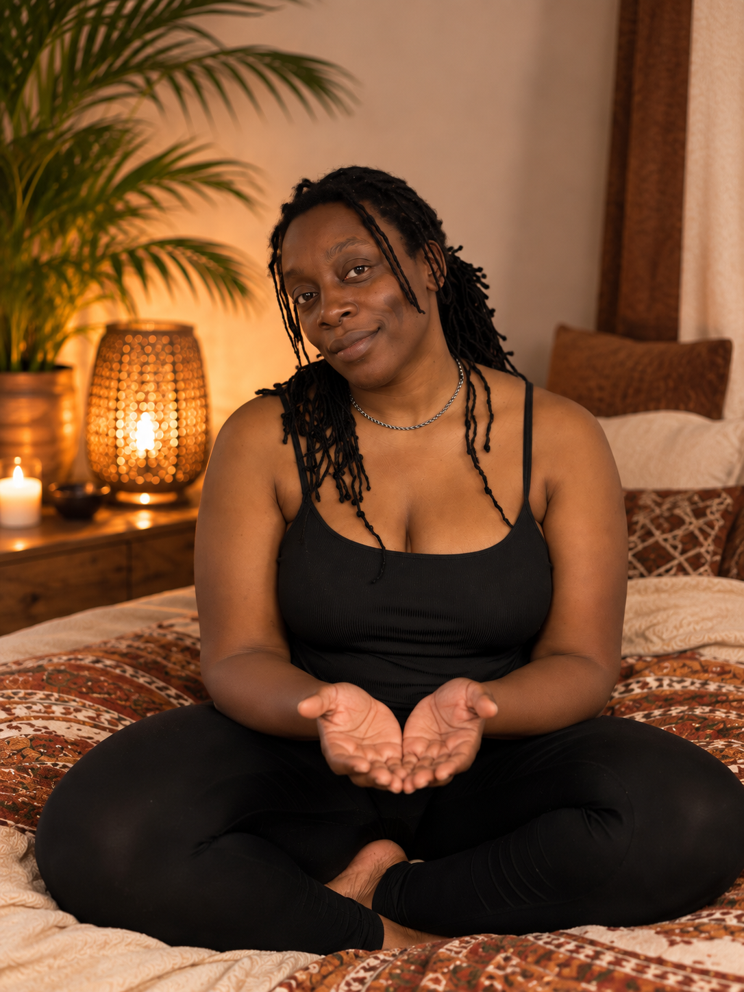 Oya welcoming clients to the PuraTouch experience